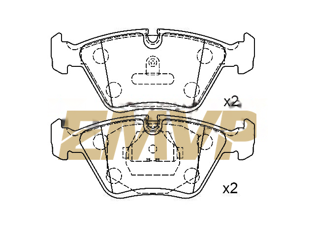 TY0103 Brake Pad Set