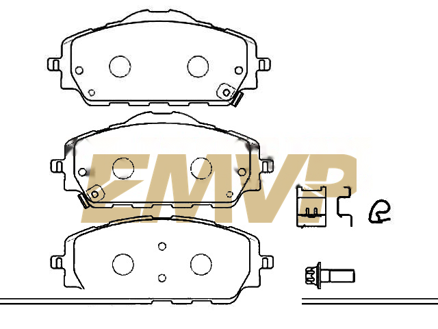 TY5120 Brake Pad Set