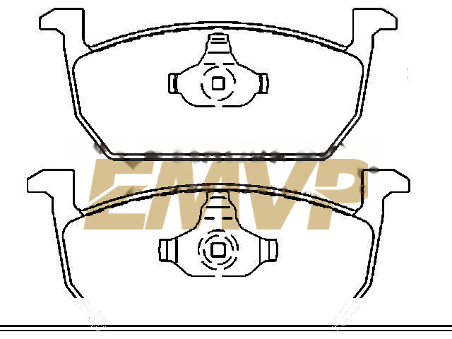 TY0975 Brake Pad Set