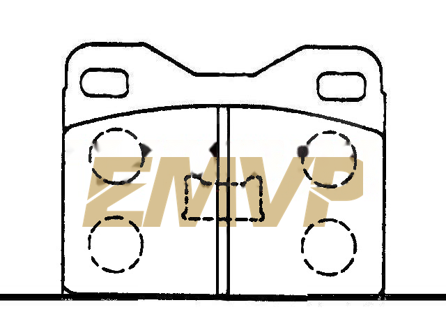 TY2263 Brake Pad Set