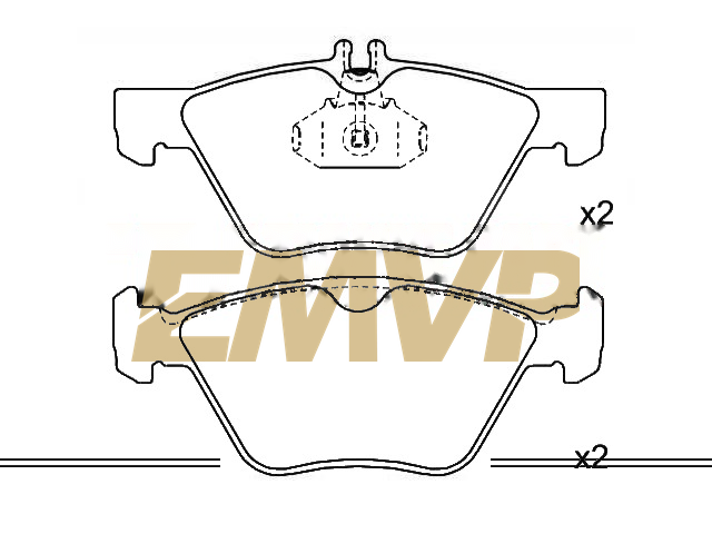 TY2591 Brake Pad Set