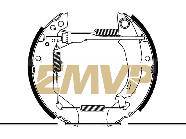 TY1339 Brake Shoe Set