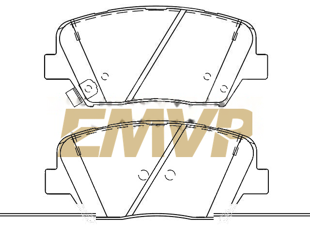 TY6810 Brake Pad Set