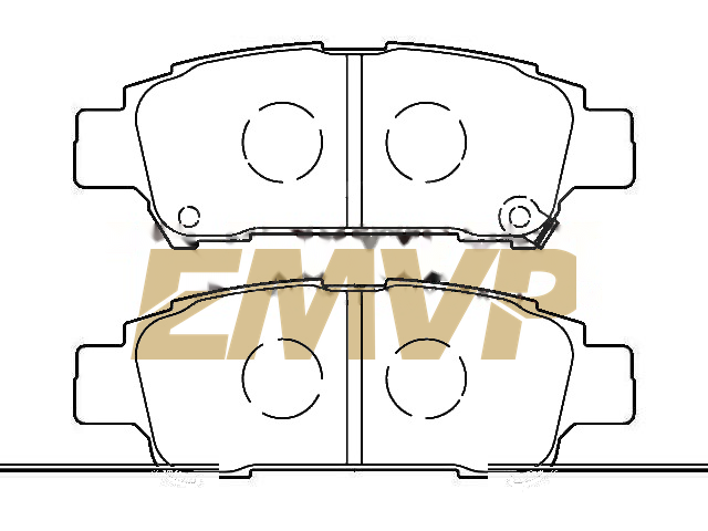 TY9889 Brake Pad Set