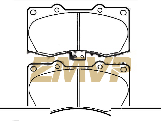 TY7967 Brake Pad Set