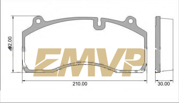TY3860 Brake Pad for CV & Heavy Duty WVA 29181