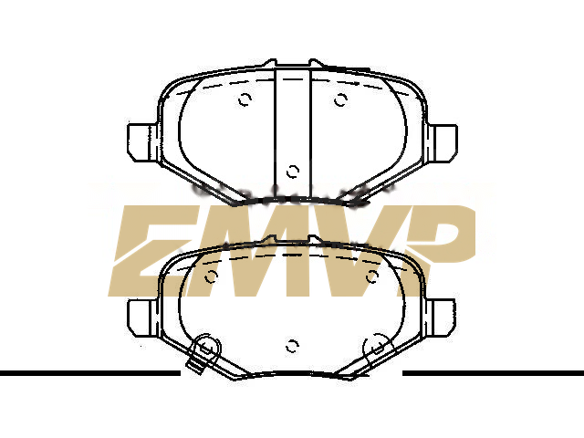 TY0432 Brake Pad Set