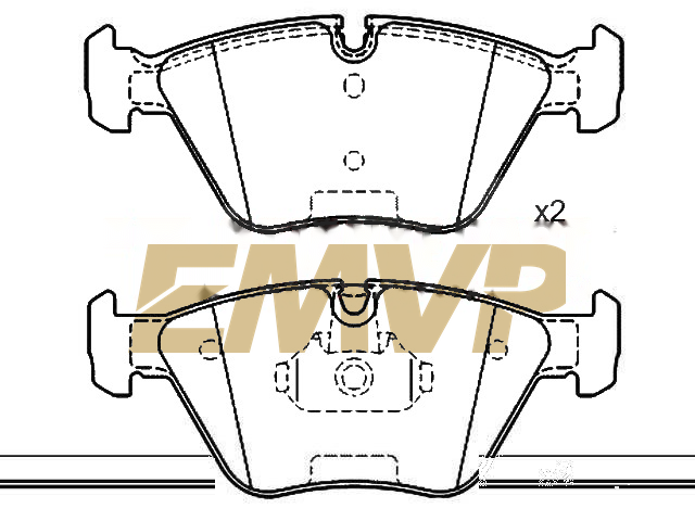 TY4354 Brake Pad Set