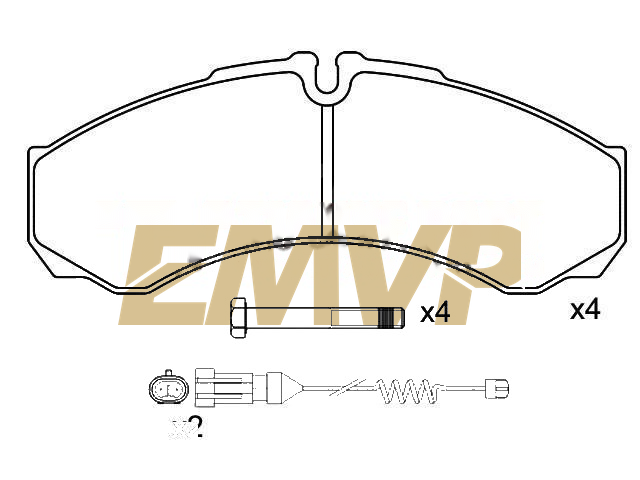 TY5258 Brake Pad Set