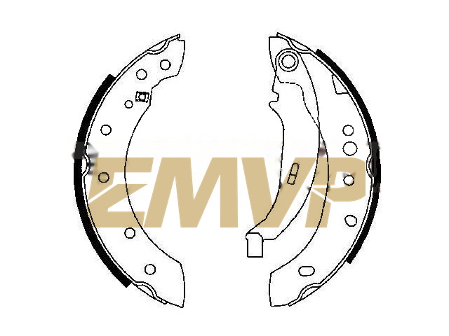 TY1203 Brake Shoe Set