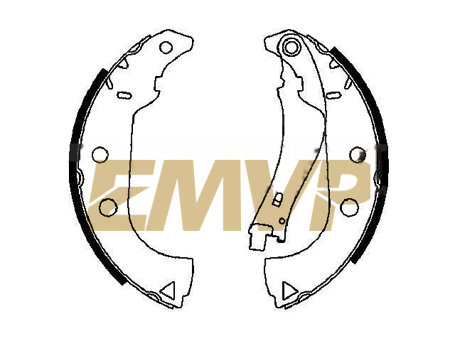TY6971 Brake Shoe Set