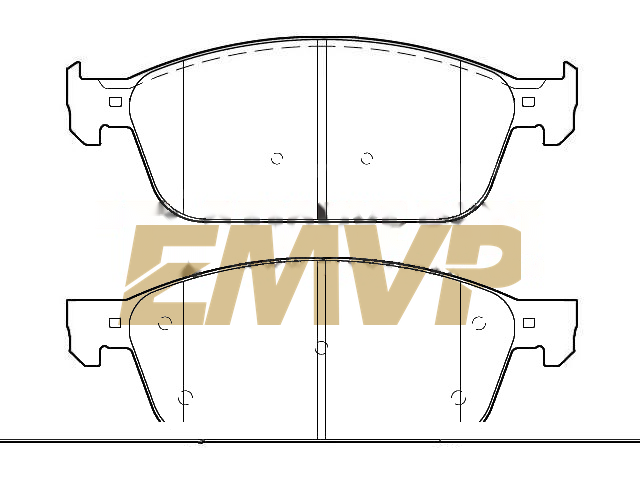 TY7747 Brake Pad Set