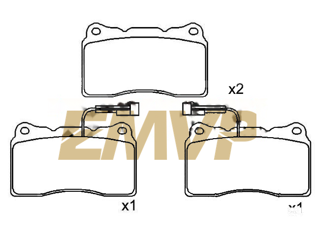 TY9553 Brake Pad Set