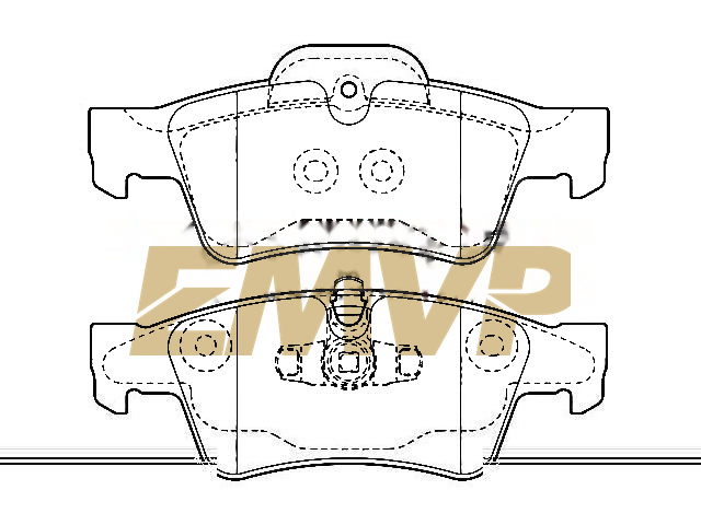 TY2633 Brake Pad Set