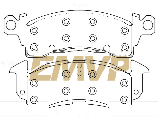 TY5387 Brake Pad Set