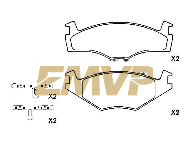 TY8599 Brake Pad Set