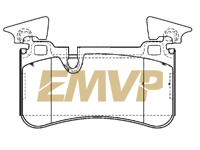 TY2925 Brake Pad Set