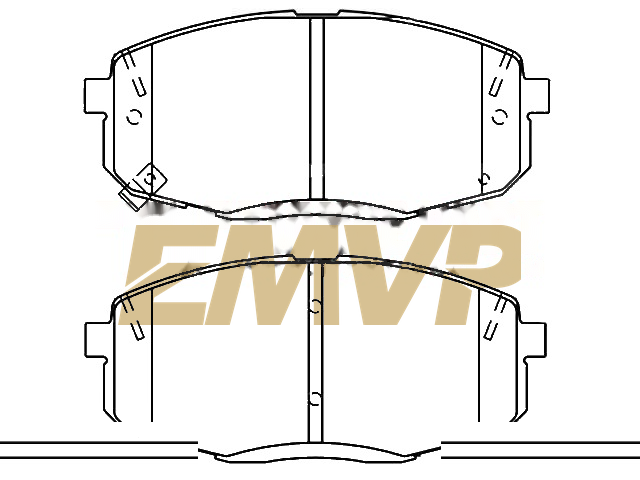 TY0244 Brake Pad Set