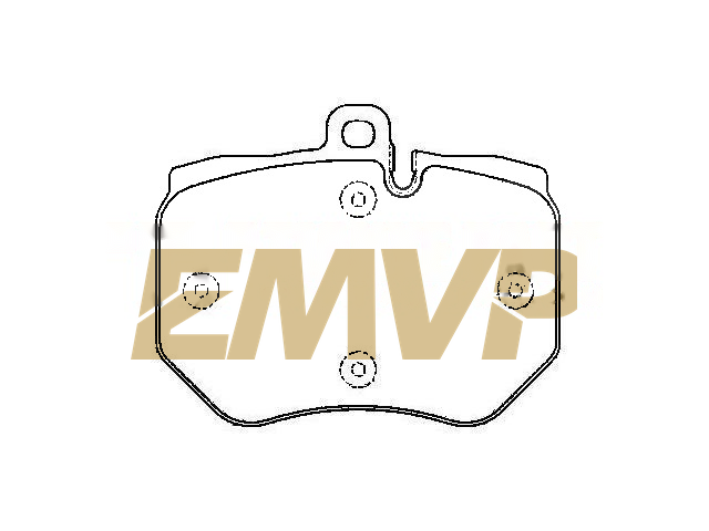 TY7165 Brake Pad Set