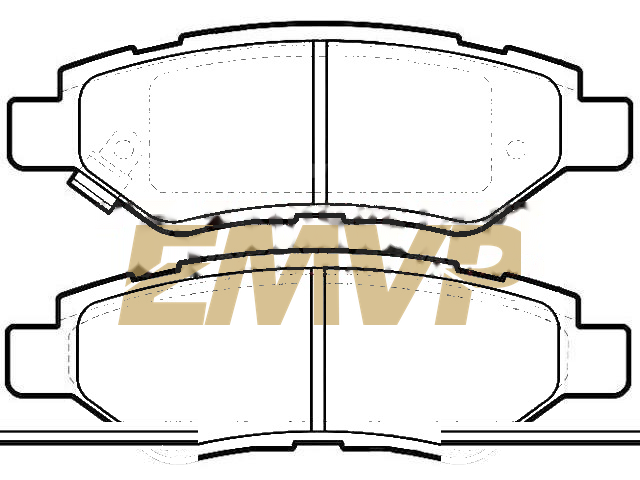 TY2539 Brake Pad Set