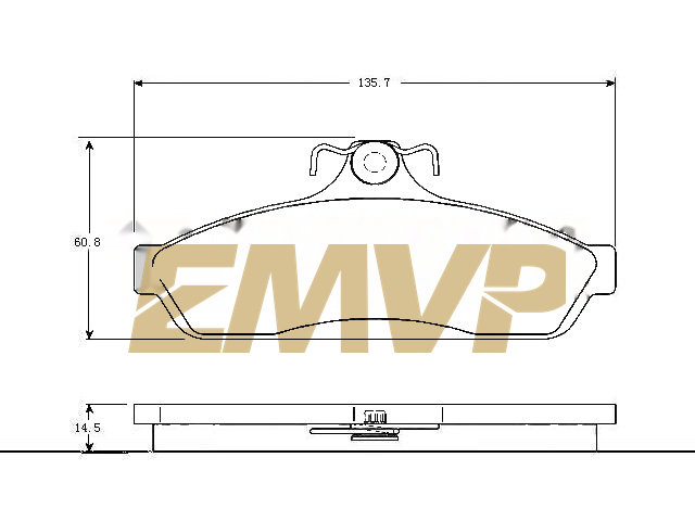 TY9479 Brake Pad Set