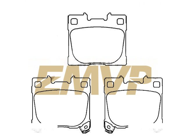 TY2459 Brake Pad Set