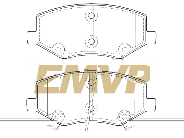 TY2964 Brake Pad Set