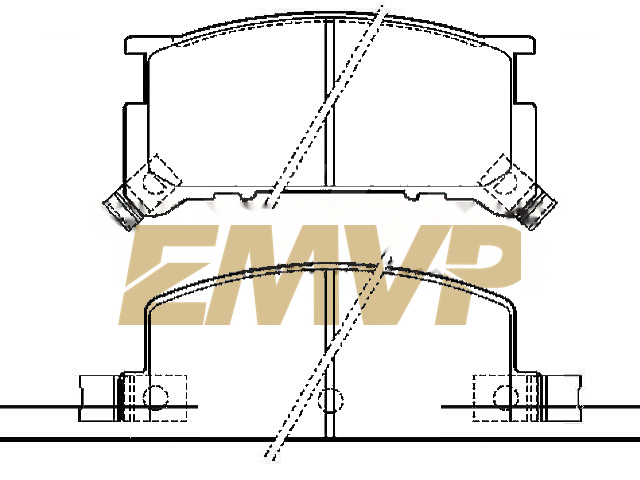 TY3053 Brake Pad Set
