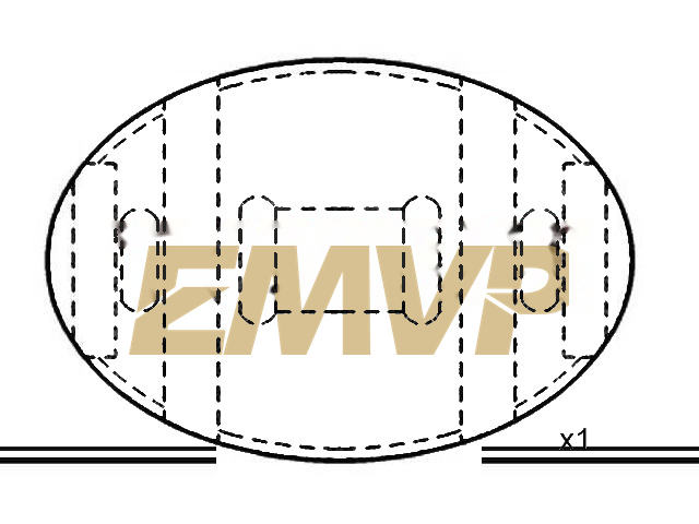 TY7084 Brake Pad Set