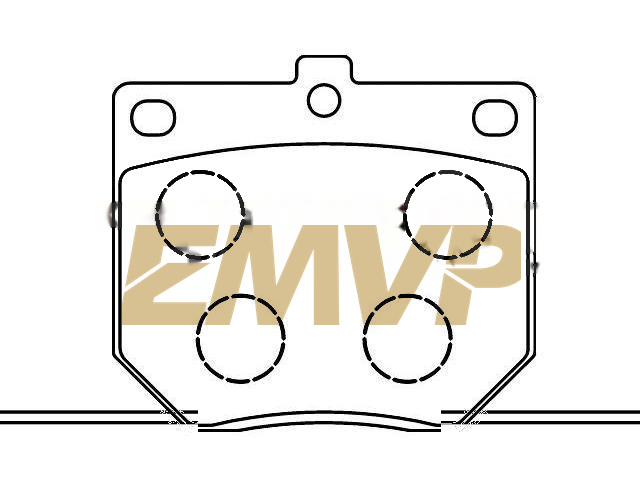 TY2572 Brake Pad Set