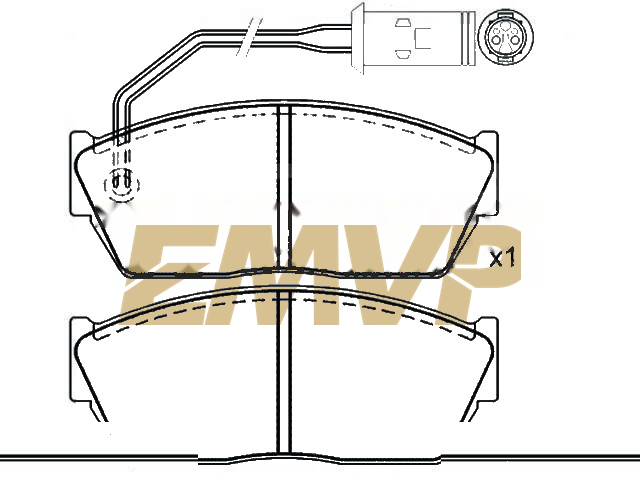 TY8984 Brake Pad Set