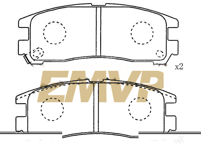 TY5520 Brake Pad Set
