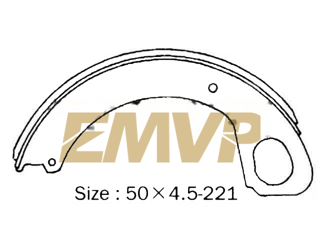 TY3683 Brake Shoe Set
