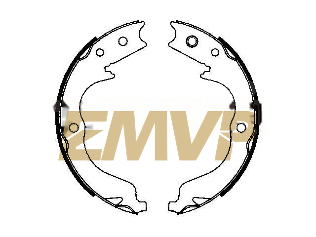 TY3498 Brake Shoe Set
