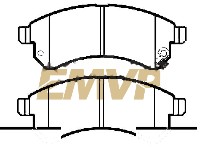 TY2081 Brake Pad Set
