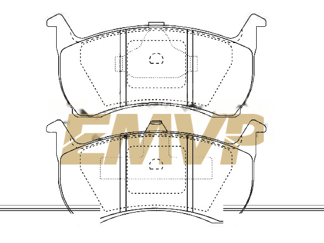 TY9444 Brake Pad Set