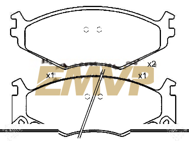 TY8069 Brake Pad Set