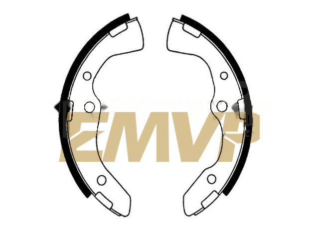 TY1500 Brake Shoe Set