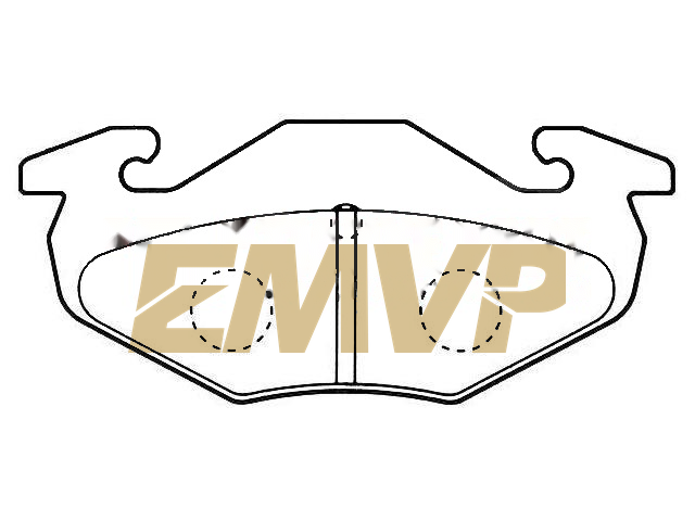 TY6466 Brake Pad Set
