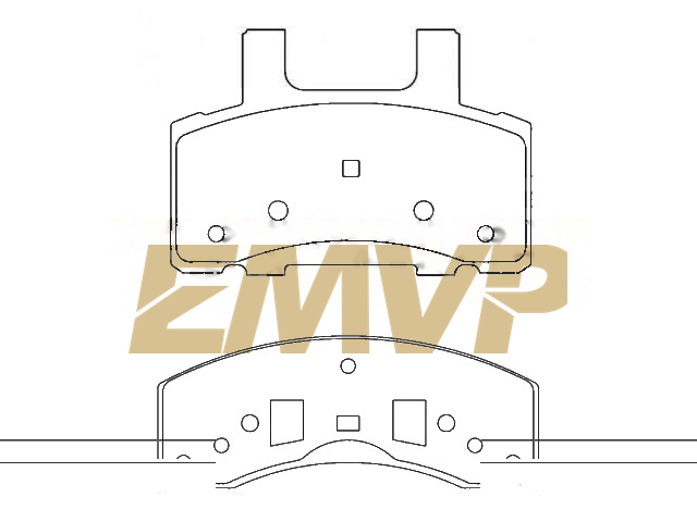 TY0466 Brake Pad Set
