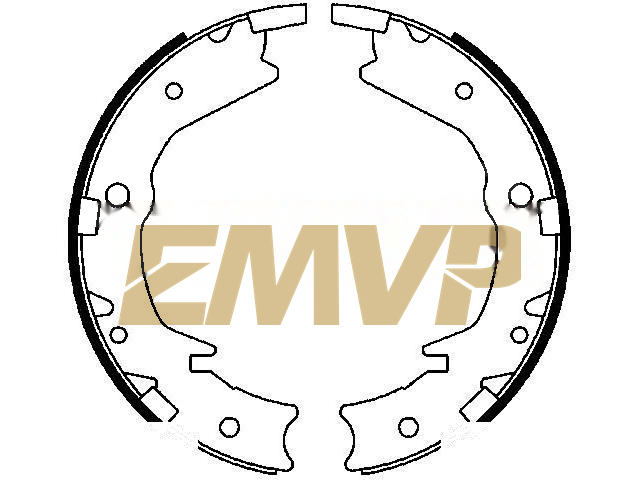 TY8008 Brake Shoe Set