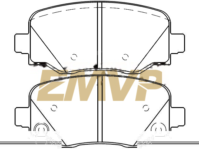 TY5325 Brake Pad Set