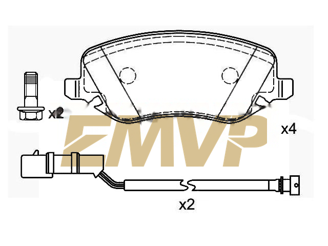 TY2353 Brake Pad Set