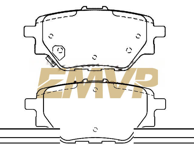 TY2601 Brake Pad Set