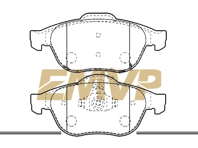 TY0389 Brake Pad Set
