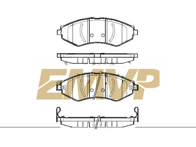 TY9699 Brake Pad Set