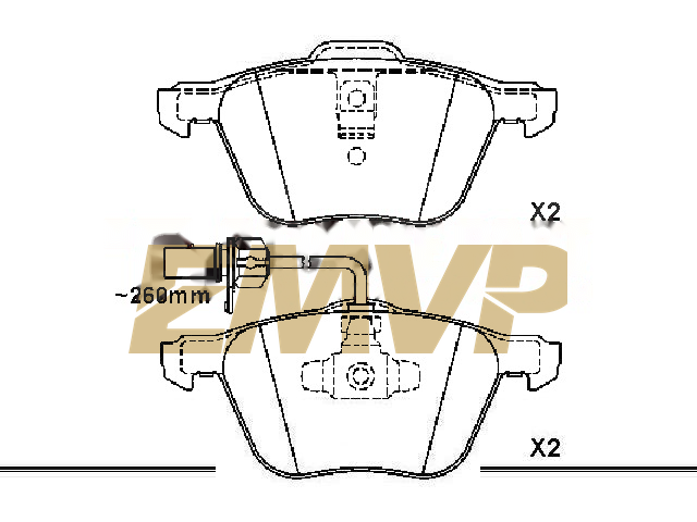 TY4892 Brake Pad Set