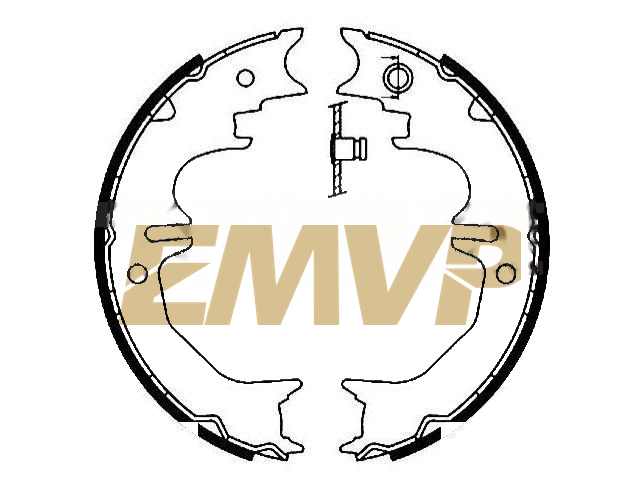 TY4037 Brake Shoe Set