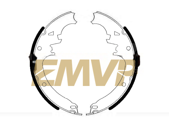 TY6200 Brake Shoe Set