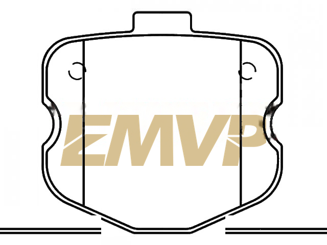 TY4987 Brake Pad Set
